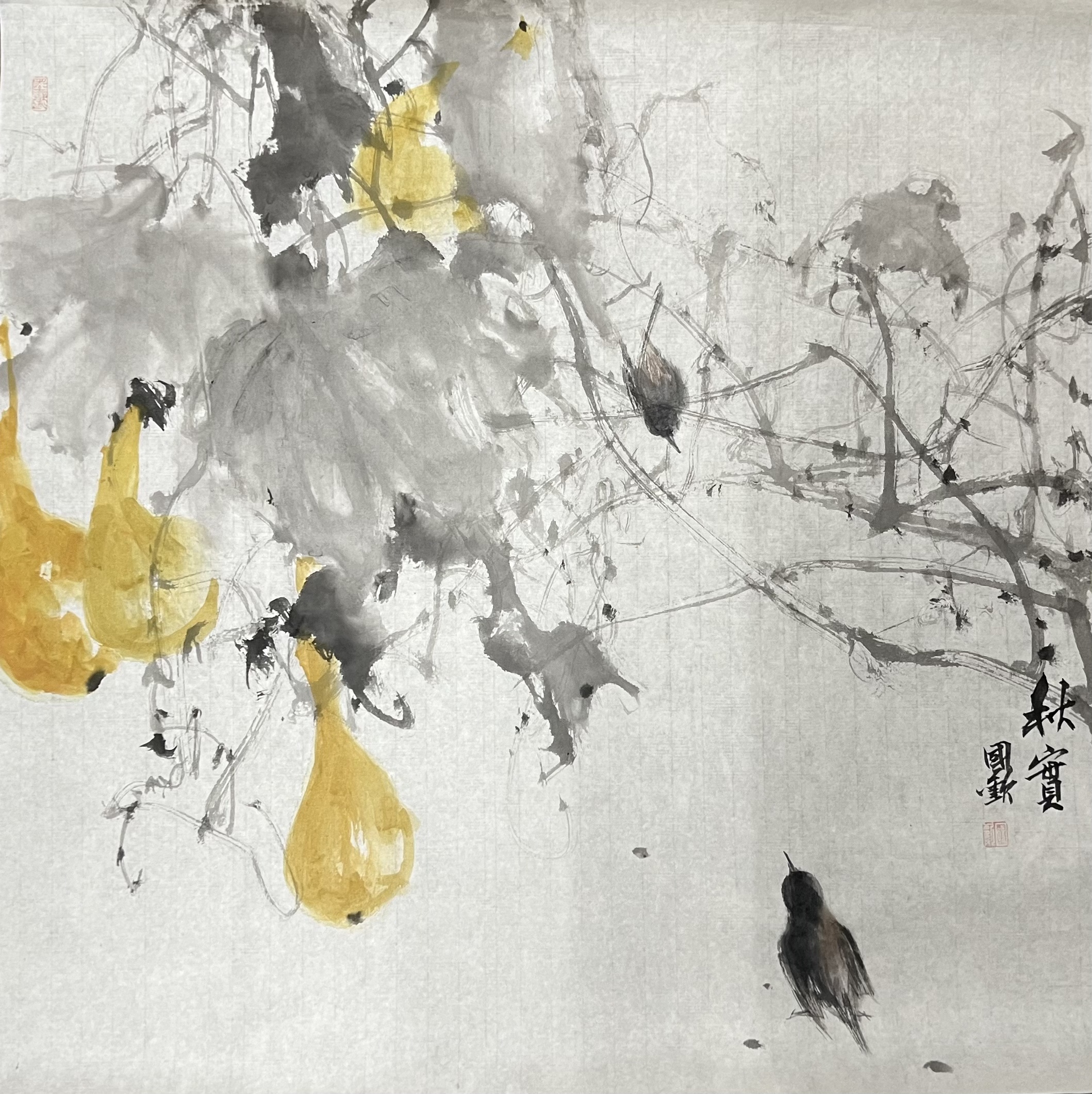 06 陳國歡 《秋實》斗方 68cm x 68cm.jpg
